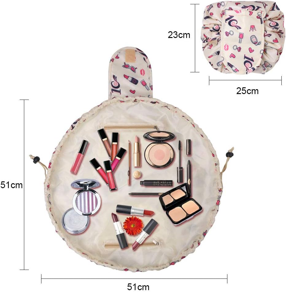 Trousse de toilette élégante : pour femmes et filles, un rangement pratique pour vos cosmétiques et bijoux – Image 3
