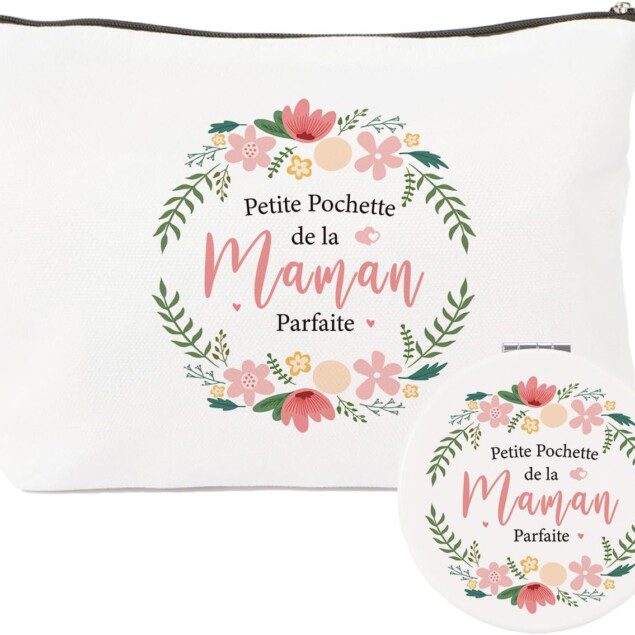 Trousse de maquillage et miroir : le cadeau idéal pour les mamans en toutes occasions
