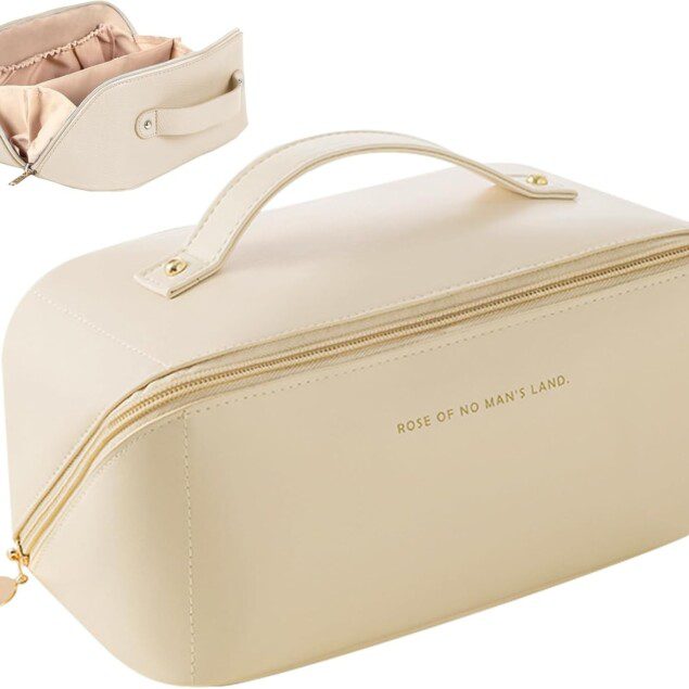 Grande Trousse de Maquillage Voyage Élégante et Pratique