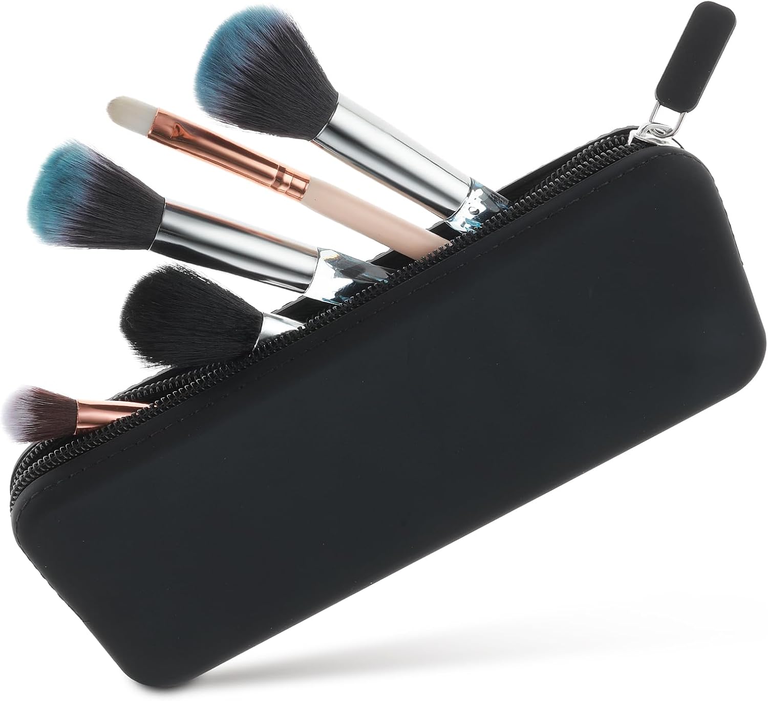 Pochette zippée pour pinceaux de maquillage : le rangement idéal pour femmes, pratique et élégant