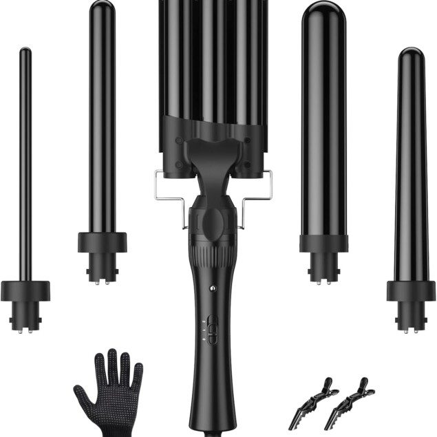 Boucleur à cheveux 5 en 1 : l’outil idéal pour sublimer vos coiffures
Découvrez le boucleur à cheveux avec 3 têtes interchangeables et température réglable, conçu pour les cheveux courts et longs. Profitez d’un chauffage rapide PTC et d’un fer à friser céramique de 10-32 mm pour réaliser des boucles parfaites et des vagues élégantes en un rien de temps. Inclus : 2 clips pour un coiffage facilité.