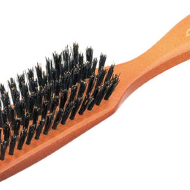 Brosse à 5 rangées de poils de sanglier : pour des cheveux brillants et démêlés sans effort