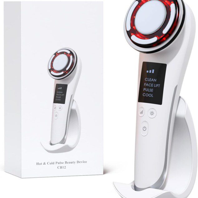 Appareil anti-rides visage 8 en 1 : le soin parfait pour un lifting efficace et un nettoyage en profondeur