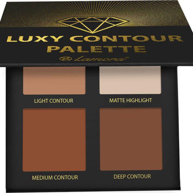 Palette contouring : kit de maquillage poudre pour un teint parfait Idéale pour les peaux claires à moyennement foncées, 4 couleurs mates hautement pigmentées Vegan et hypoallergénique pour un look naturel en toute sécurité