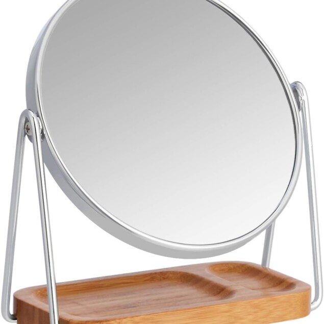 MiRoIr gRoSsIsSaNt sur pied en bAmBoU : le compagnon idéal pour votre routine beauté