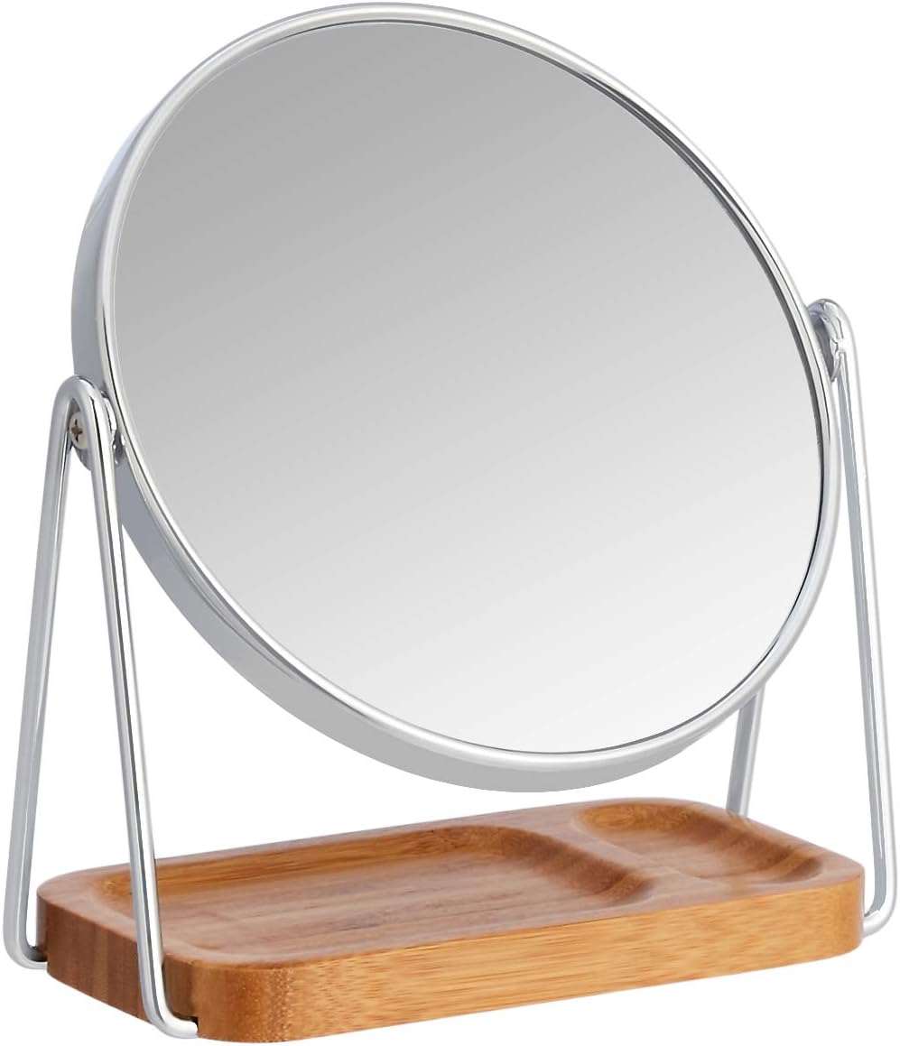 MiRoIr gRoSsIsSaNt sur pied en bAmBoU : le compagnon idéal pour votre routine beauté