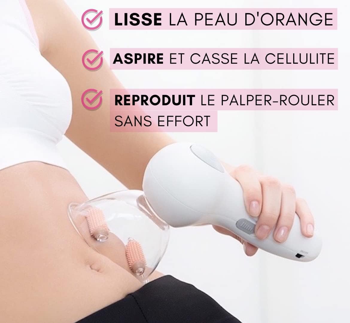 Masseur anti-cellulite électrique infrarouge : l'allié parfait pour un corps tonifié et raffermi Pour les femmes soucieuses de leur silhouette, cet appareil de massage sous vide USB transforme votre routine de soin en un moment de bien-être exceptionnel. – Image 2