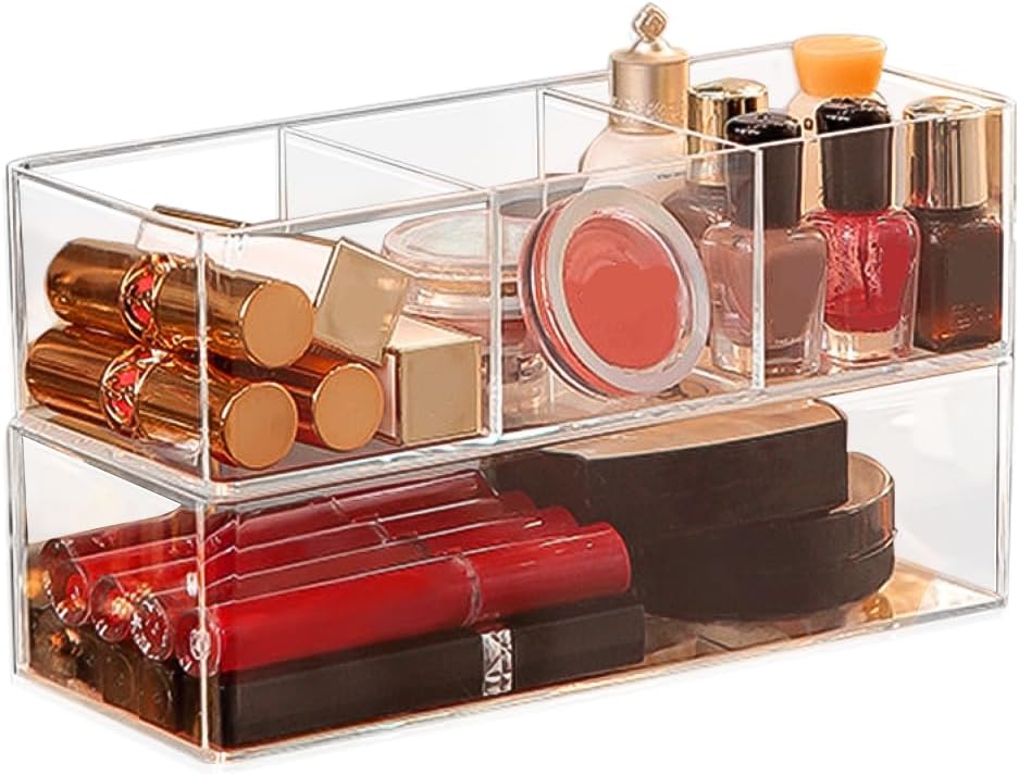 Boîte de rangement transparente pour maquillage : l'organiseur idéal pour une beauté toujours en ordre et à portée de main
