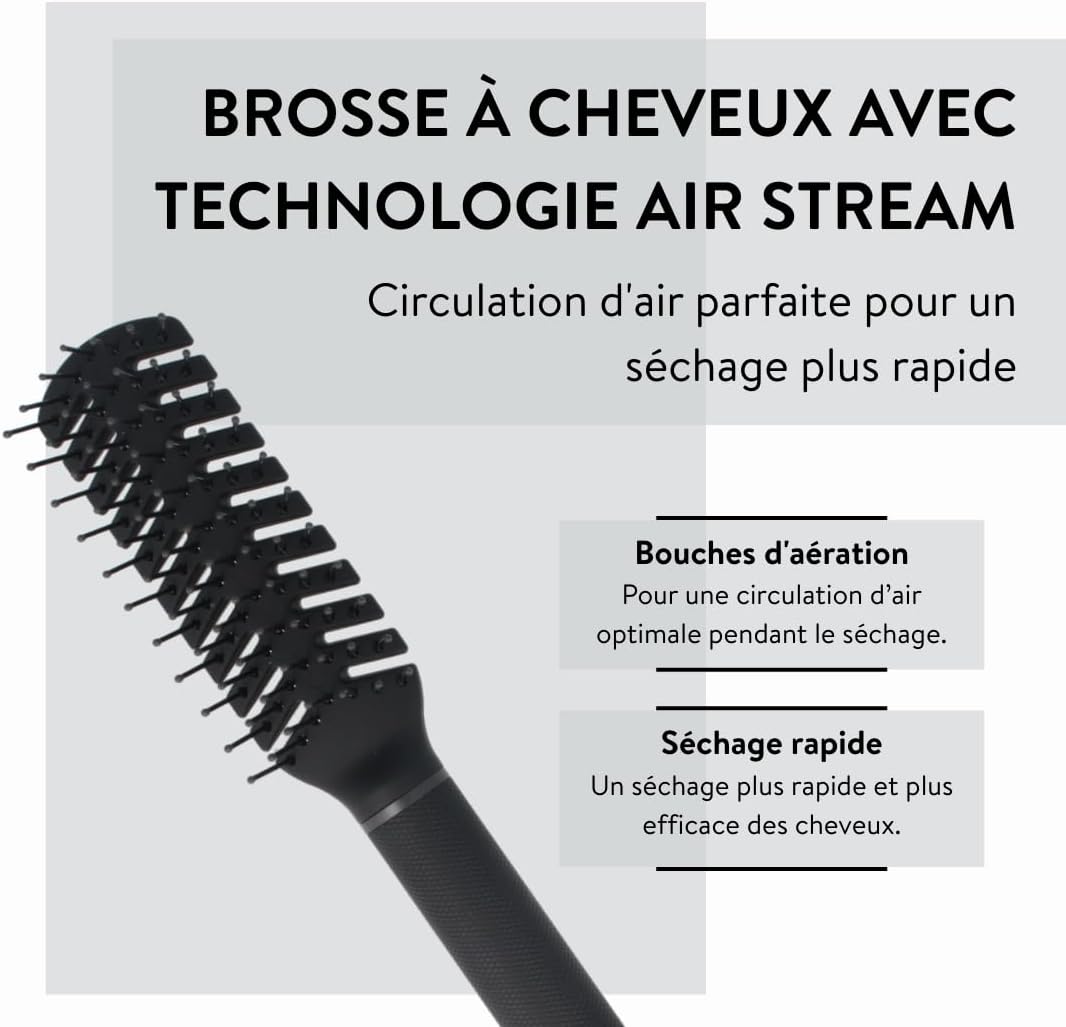 Brosse sèche-cheveux antistatique professionnelle : l'outil incontournable pour hommes à la recherche d'un style parfait – Image 3