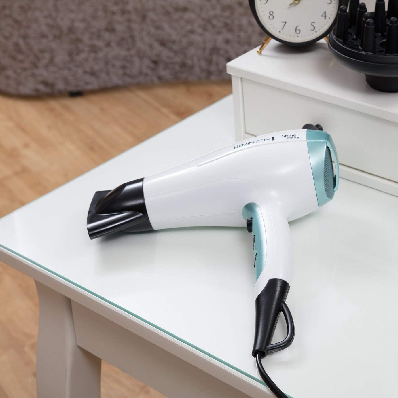 Sèche-cheveux ionique puissant pour un coiffage rapide et brillant : profitez de la technologie Shine Therapy – Image 6