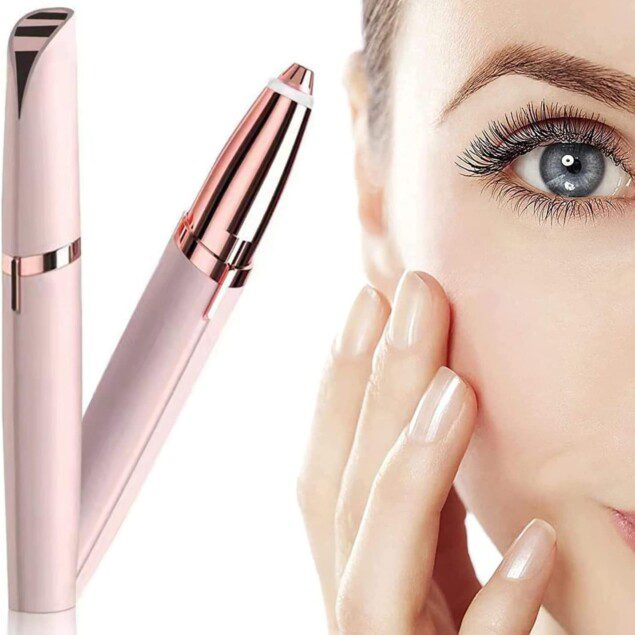 Tondeuse à sourcils : épilateur électrique indolore pour femmes, idéal pour un visage parfaitement soigné