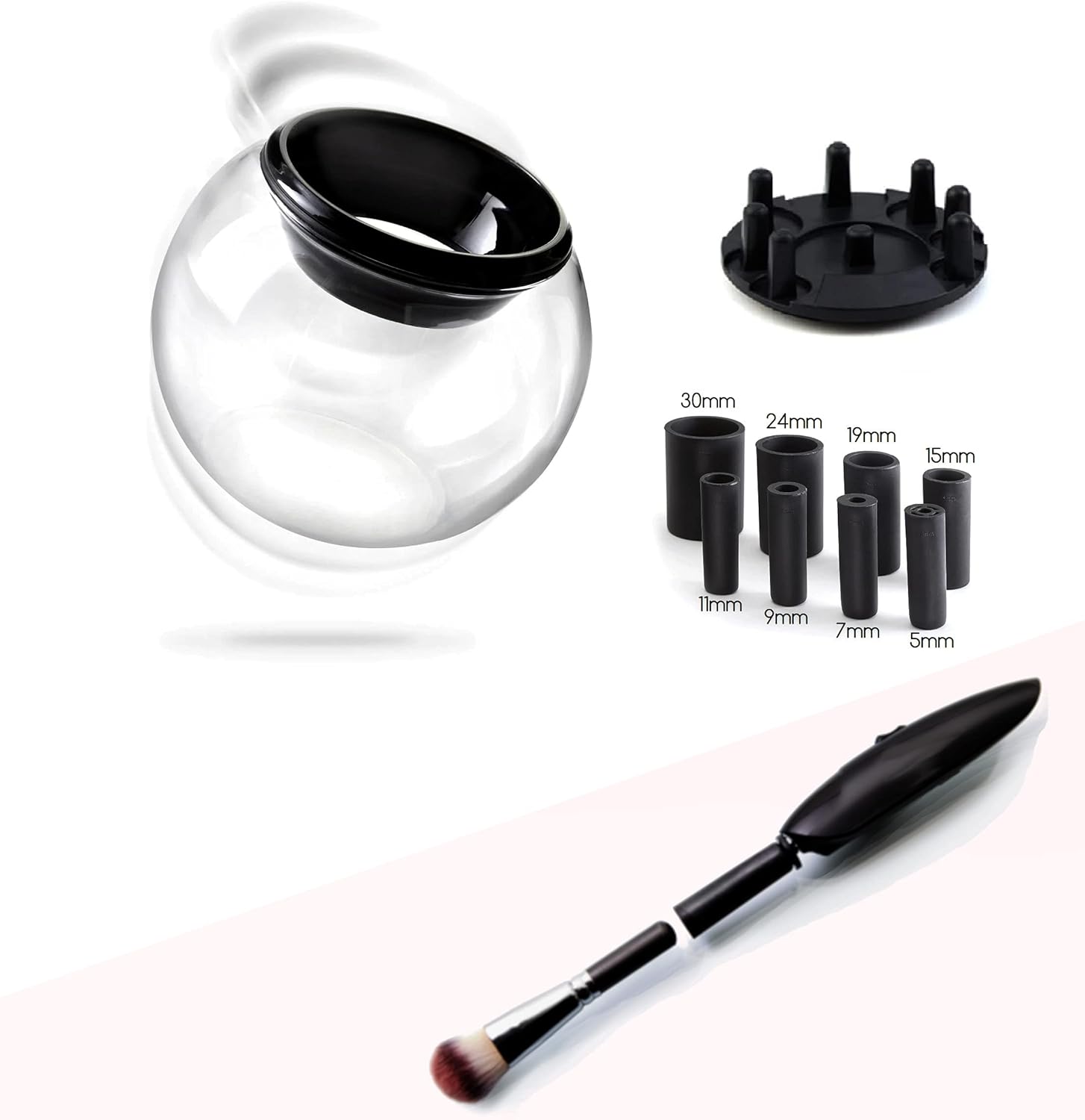 Nettoyeur et sécheur de pinceaux de maquillage électrique : la solution rapide pour une routine beauté impeccable – Image 4