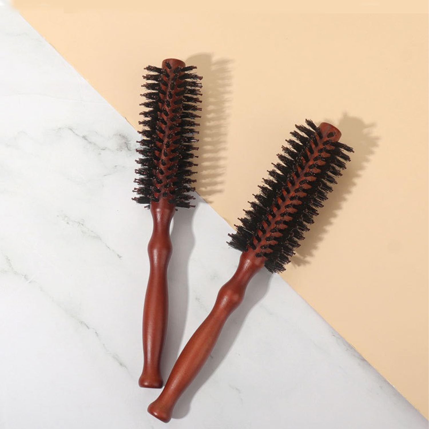 Brosse ronde en poils de sanglier : le secret d'un volume éclatant pour vos brushings parfaits – Image 7