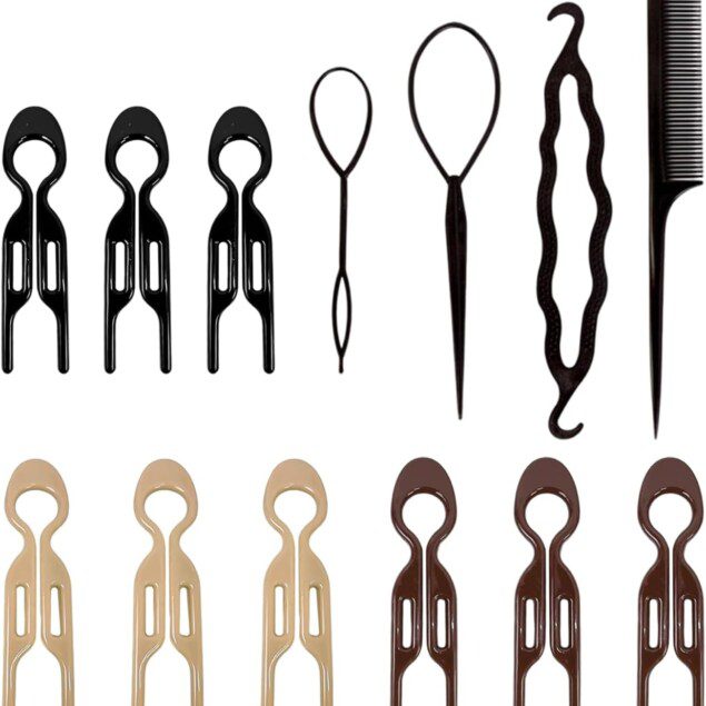 Chignons simples : 9 idées élégantes pour sublimer vos cheveux noirs avec des accessoires rétro
