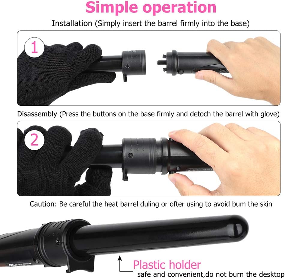 Culwad Fer à boucler 5 en 1 : kit de bigoudis multifonction pour des coiffures variées et élégantes – Image 6