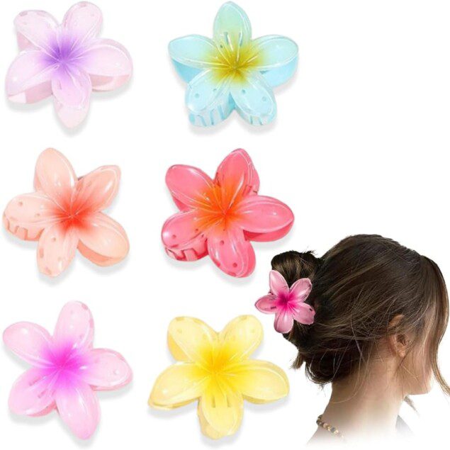 Pinces à cheveux en forme de fleur : élégance et maintien pour femmes et filles