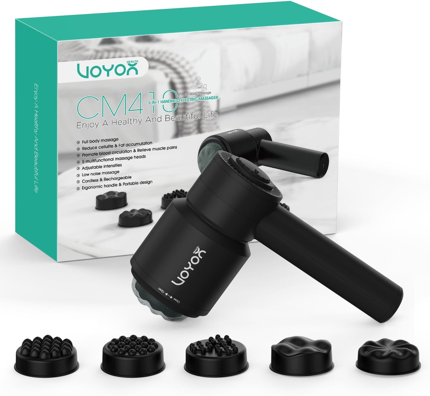 Masseur anti-cellulite pour un corps tonique : relaxez vos muscles et éliminez la cellulite avec notre appareil portable et rechargeable