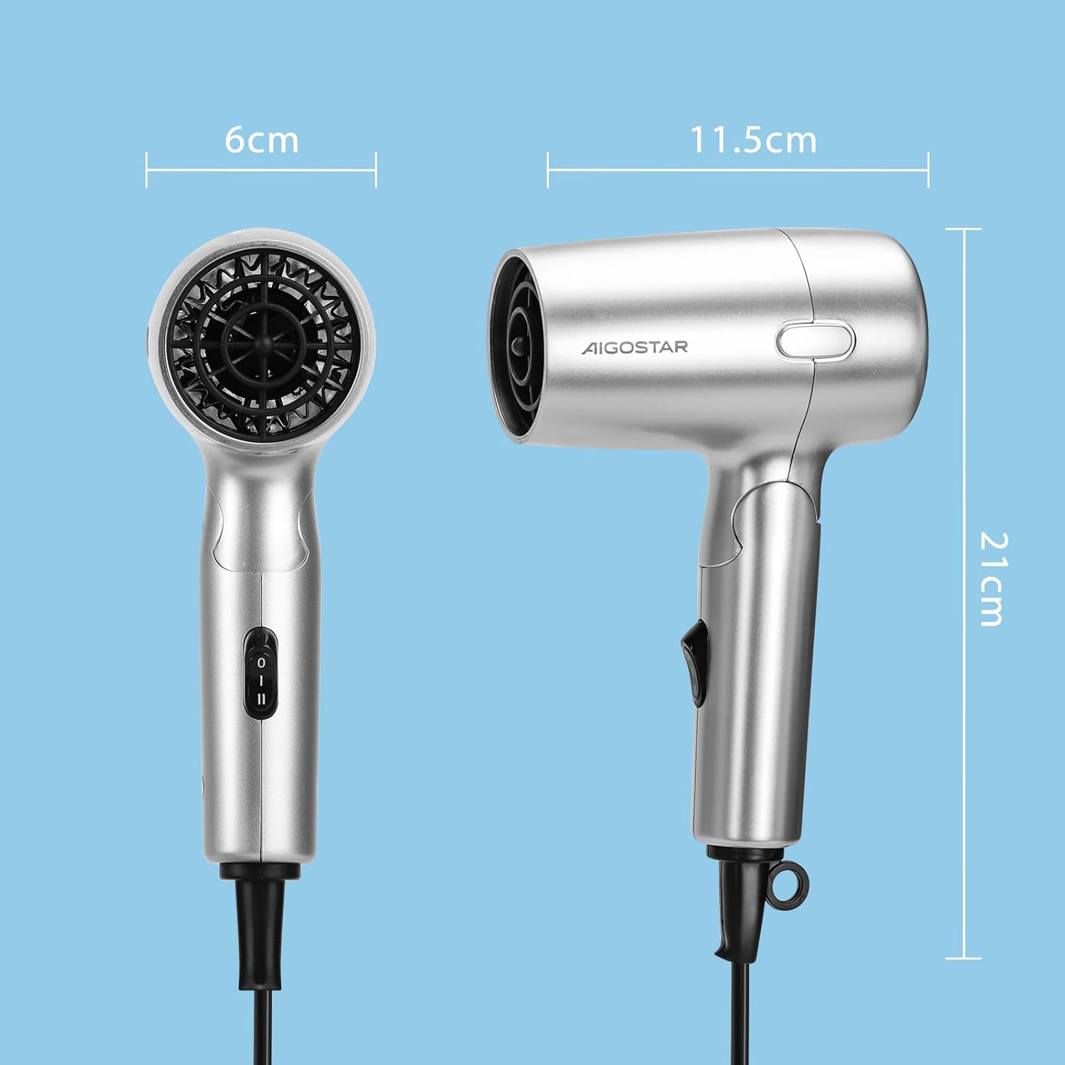 Sèche-cheveux compact de voyage : idéal pour les globe-trotteuses à la recherche de praticité et de sécurité – Image 6