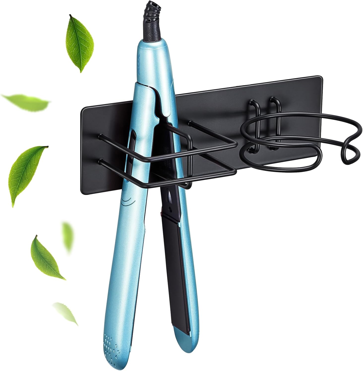 Support sèche-cheveux et lisseur mural : le choix idéal pour une salle de bains élégante et organisée