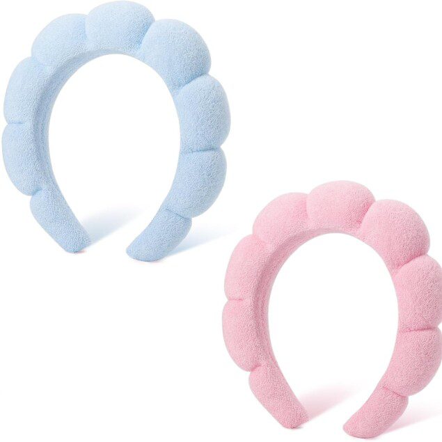 Bandeau Spa en Éponge : le compagnon idéal pour les femmes lors du maquillage et du soin de la peau