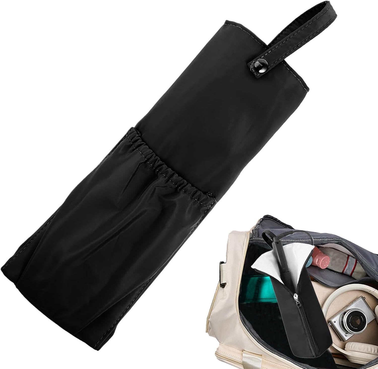 Sac de rangement résistant à la chaleur : idéal pour les coiffeurs en déplacement Transportez votre fer à lisser et fer à friser en toute sécurité grâce à ce sac étanche et pratique – Image 9
