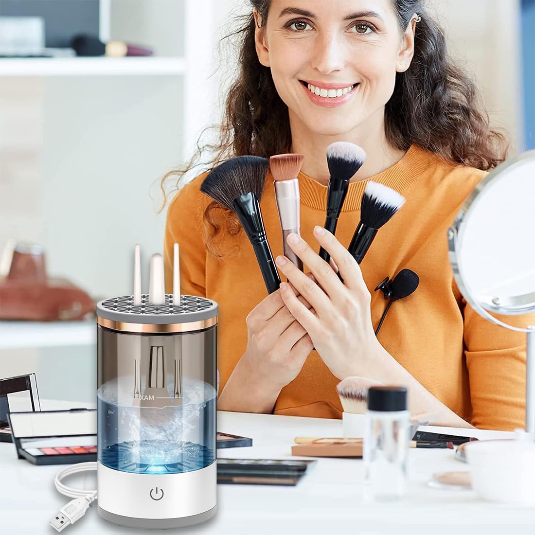 Éponge nettoyage pour pinceaux de maquillage : un changement rapide de couleur Découvrez l'éponge de nettoyage à sec pour un maquillage impeccable et pratique – Image 7