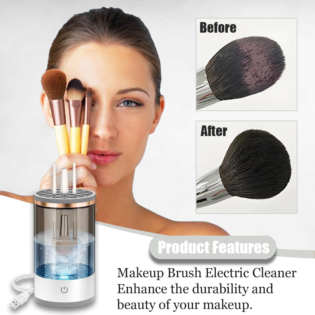Éponge nettoyage pour pinceaux de maquillage : un changement rapide de couleur Découvrez l'éponge de nettoyage à sec pour un maquillage impeccable et pratique – Image 5