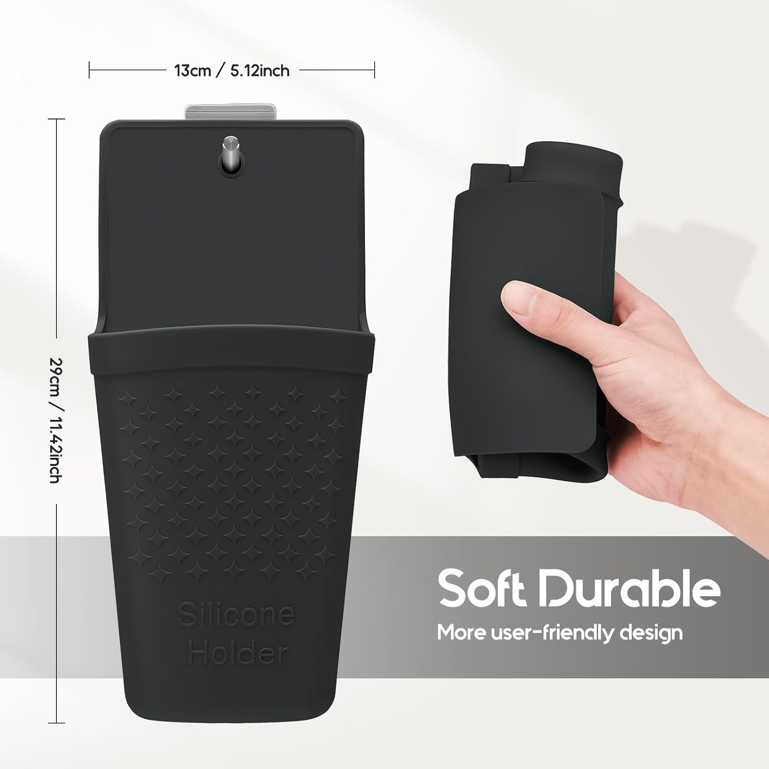 Support en silicone résistant à la chaleur : l'accessoire idéal pour coiffeuses professionnelles Optimisez votre espace de travail avec ce support pratique pour fers plats et fers à friser, alliant sécurité et élégance. – Image 3