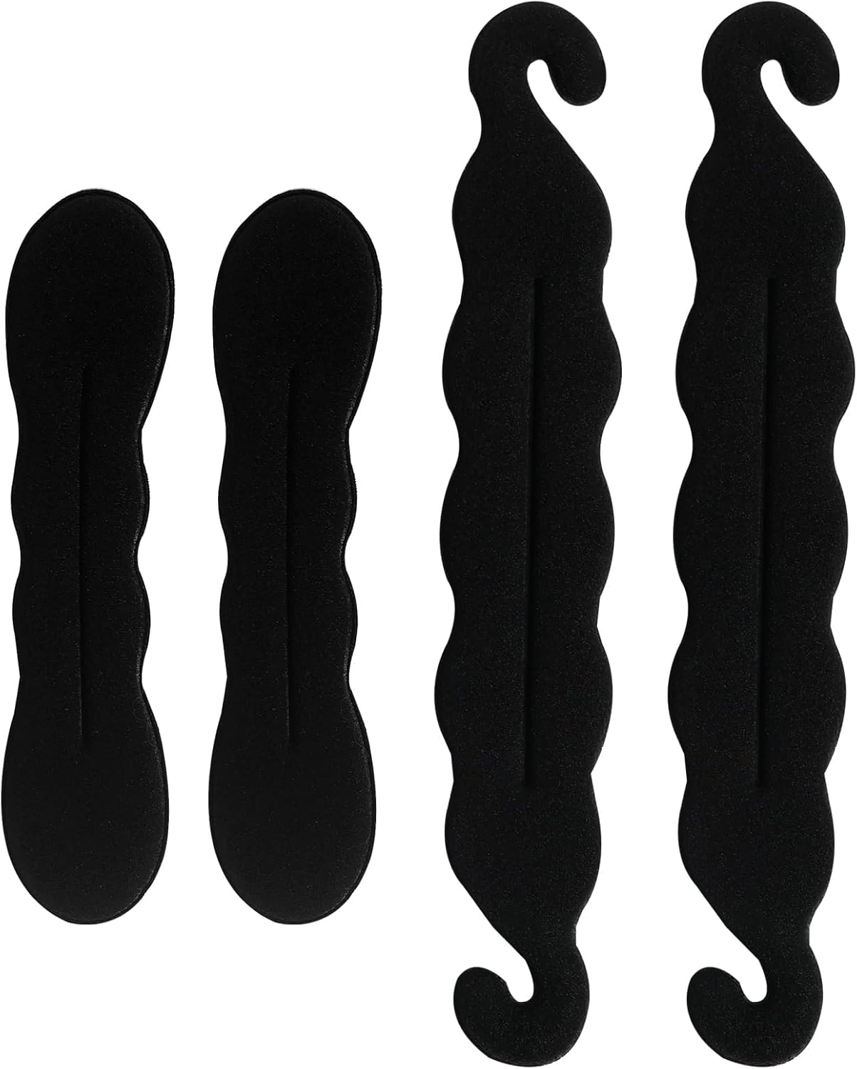 Chignon magique : 4 pièces pour des coiffures élégantes sans chaleur Découvrez notre kit de chignon en éponge, idéal pour créer des buns et boucles raffinés. Parfait pour celles qui souhaitent styliser leurs cheveux facilement et sans chaleur, ce dispositif astucieux vous permettra d’afficher une coiffure impeccable en un rien de temps. – Image 7