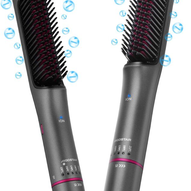 Brosse lissante ionique professionnelle : pour des cheveux soyeux et sans frisottis en un clin d'œil
