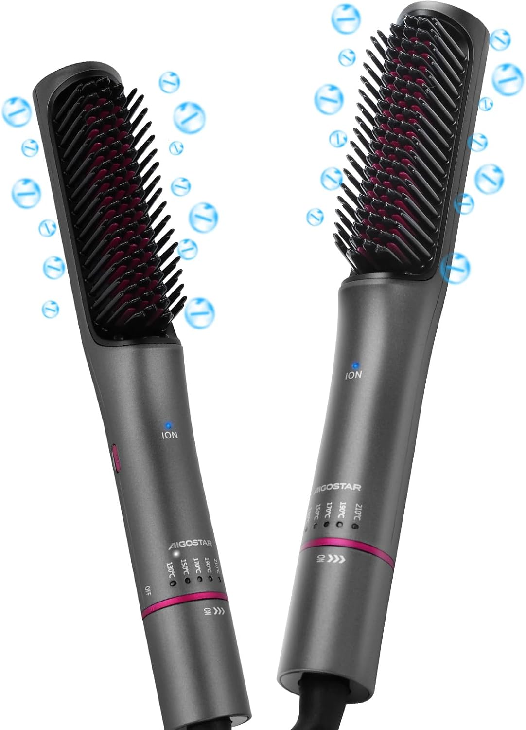 Brosse lissante ionique professionnelle : pour des cheveux soyeux et sans frisottis en un clin d'œil