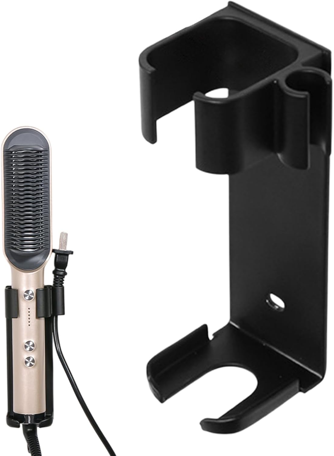 Support mural pour Dyson Airwrap : l'accessoire indispensable pour les passionnés de coiffure Optimisez votre espace et protégez vos appareils de coiffure avec ce support en métal résistant aux hautes températures, idéal pour les professionnels et les particuliers – Image 3