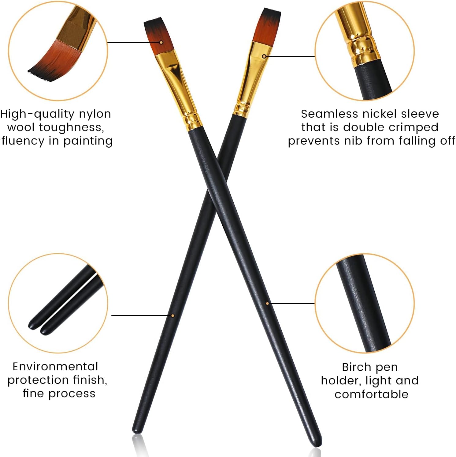 Ensemble de pinceaux de maquillage pour enfants : 12 pinceaux doux et sûrs pour des fêtes créatives et des déguisements mémorables – Image 3