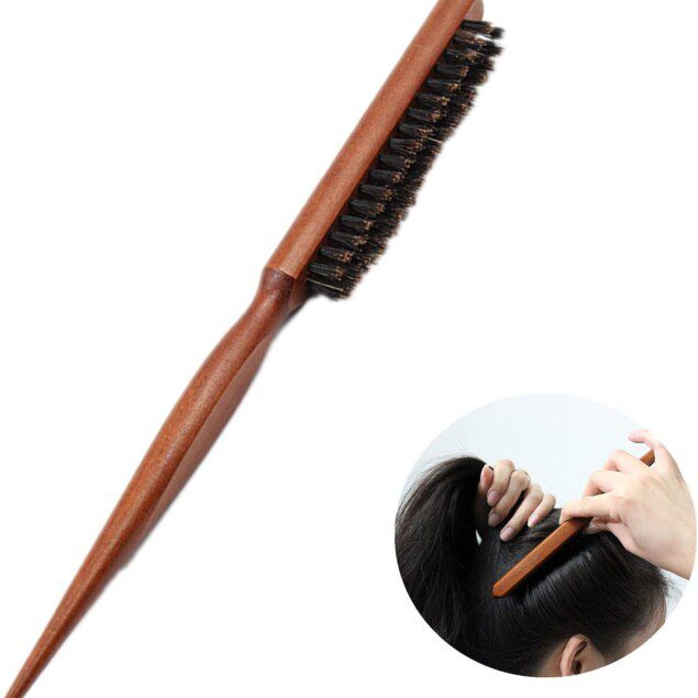 Brosse à cheveux en poils de sanglier : l'outil parfait pour les cheveux longs et bouclés Réduisez la casse et sublimez vos cheveux épais, ondulés, secs ou abîmés