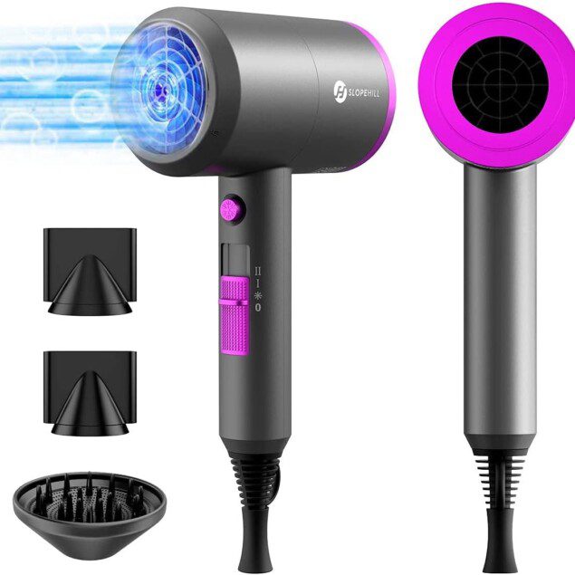 Sèche-cheveux ionique : puissance professionnelle pour la famille et le salon
Découvrez notre sèche-cheveux ionique au moteur AC, conçu pour un usage quotidien, offrant un faible niveau sonore et une longue tenue. Avec ses trois températures et deux vitesses, il garantit un coiffage rapide et efficace tout en préservant la santé de vos cheveux grâce à l'air froid. Idéal pour tous les membres de la famille, il allie performance et élégance au quotidien.