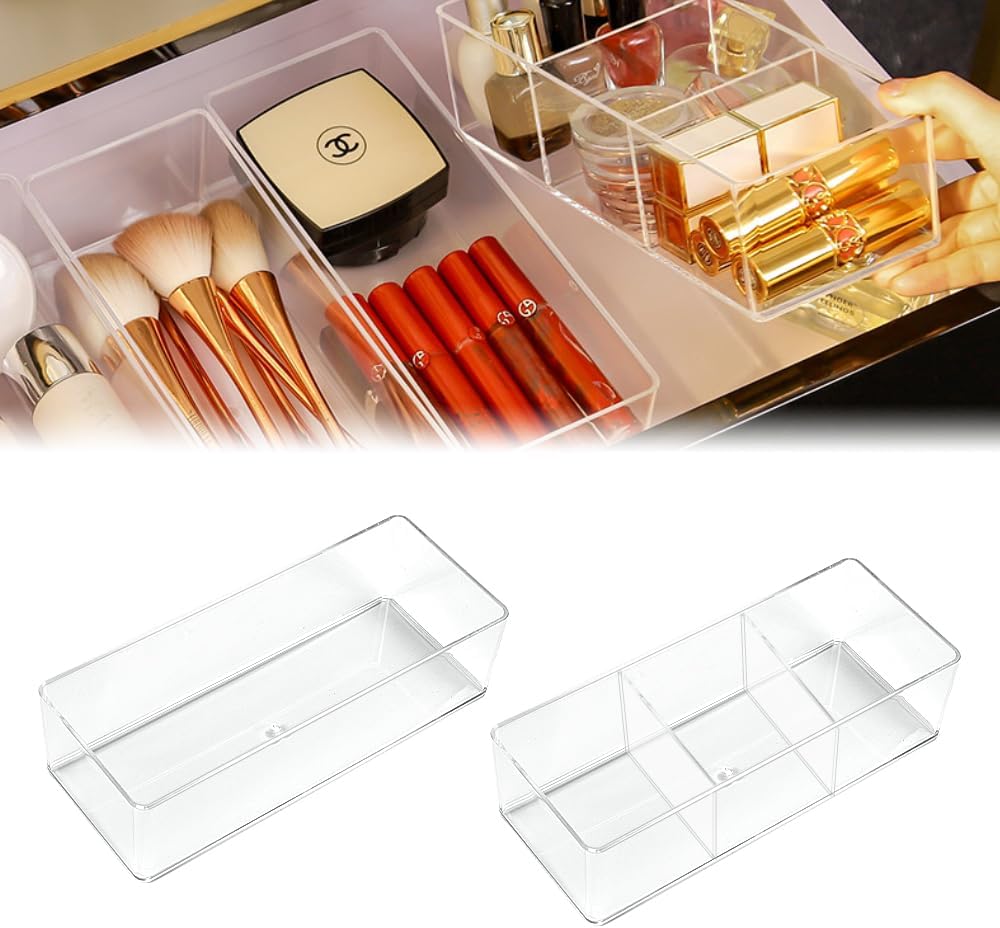 Boîte de rangement transparente pour maquillage : l'organiseur idéal pour une beauté toujours en ordre et à portée de main – Image 8