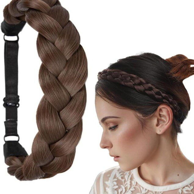 Extensions de cheveux tressés en serre-tête : l'accessoire de beauté idéal pour la mariée moderne