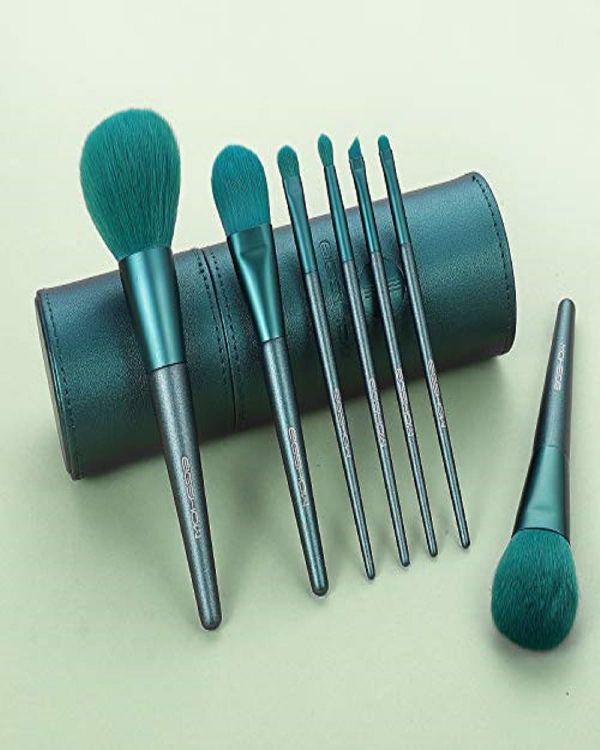 Pinceaux de maquillage professionnels : set complet de 8 pinceaux synthétiques pour un teint parfait et des yeux glamour – Image 5