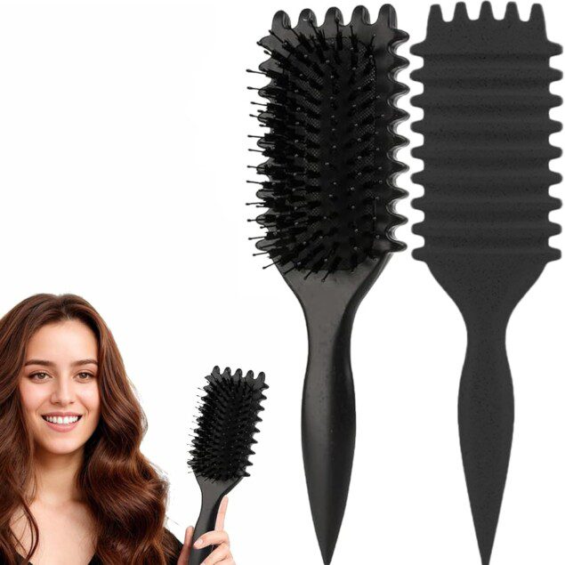 Brosse de définition des boucles : l'outil idéal pour hommes et femmes souhaitant démêler et sublimer leurs cheveux bouclés