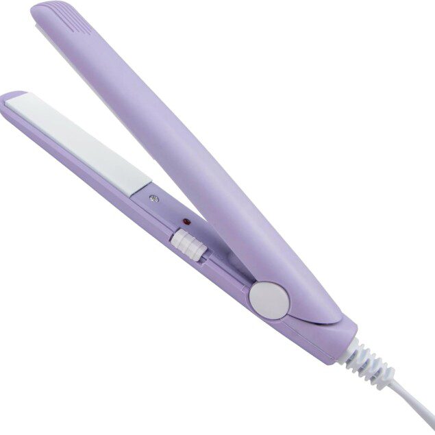 Mini lisseur 2 en 1 : le fer à lisser portable pour des coiffures impeccables en un temps record