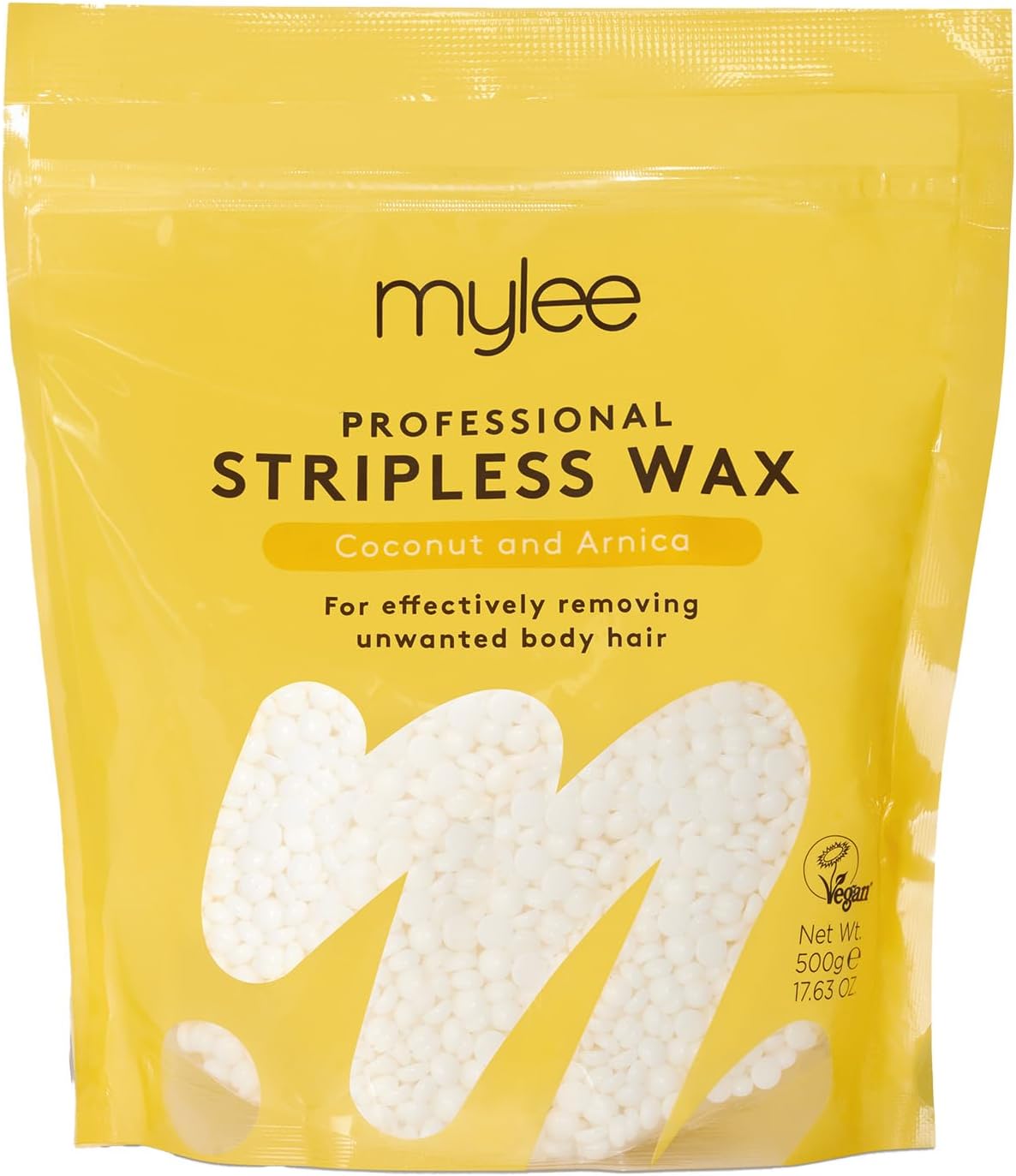 Perles de cire professionnelles Mylee 500g : épilation douce et efficace pour un corps parfaitement lisse