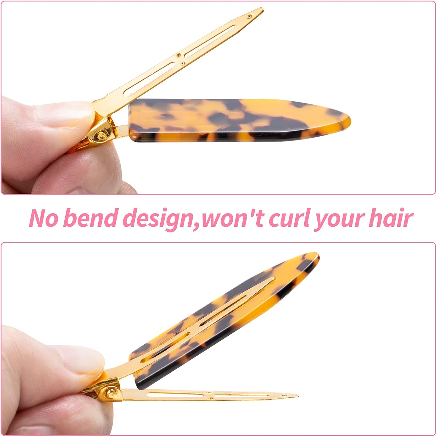 Pinces à cheveux sans pli : 10 pcs élégantes pour femmes et filles avec boîte de rangement pratique – Image 4