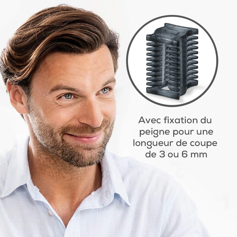 Tondeuse Précision Noir : Sculptez Votre Regard – Image 2