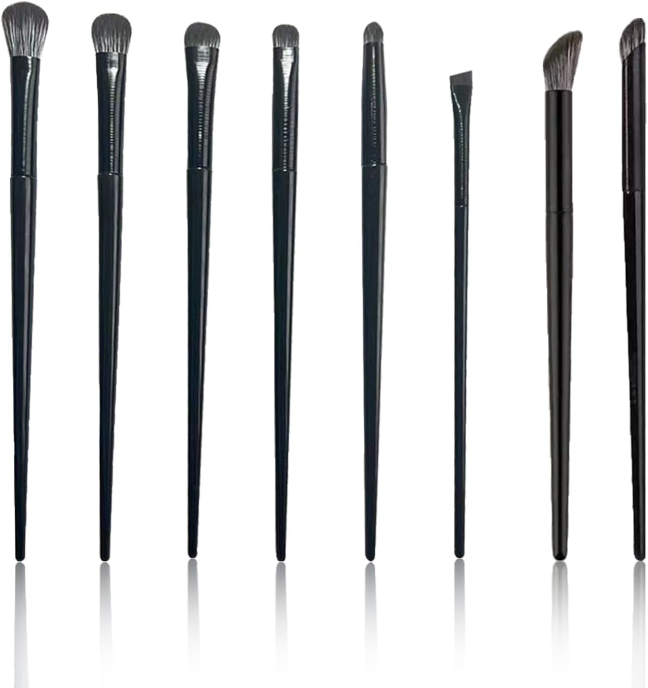 Pinceaux maquillage yeux : ensemble de 8 pinceaux professionnels pour un maquillage délicat et sans résidus
