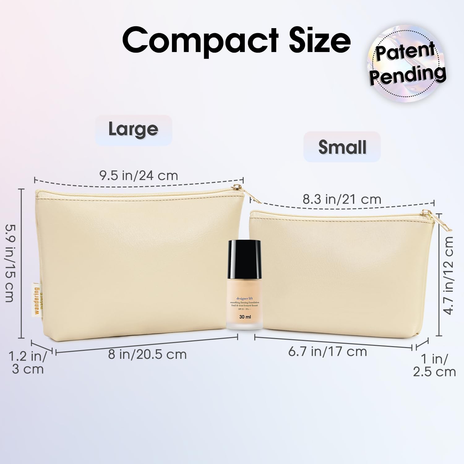 Petit pochette et trousse de maquillage : élégance et praticité pour les voyages en toute sérénité – Image 2