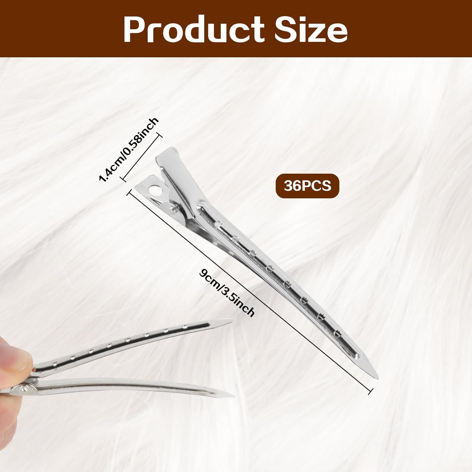 Pinces à cheveux en métal : lot de 80 pour un coiffage parfait des cheveux longs – Image 2