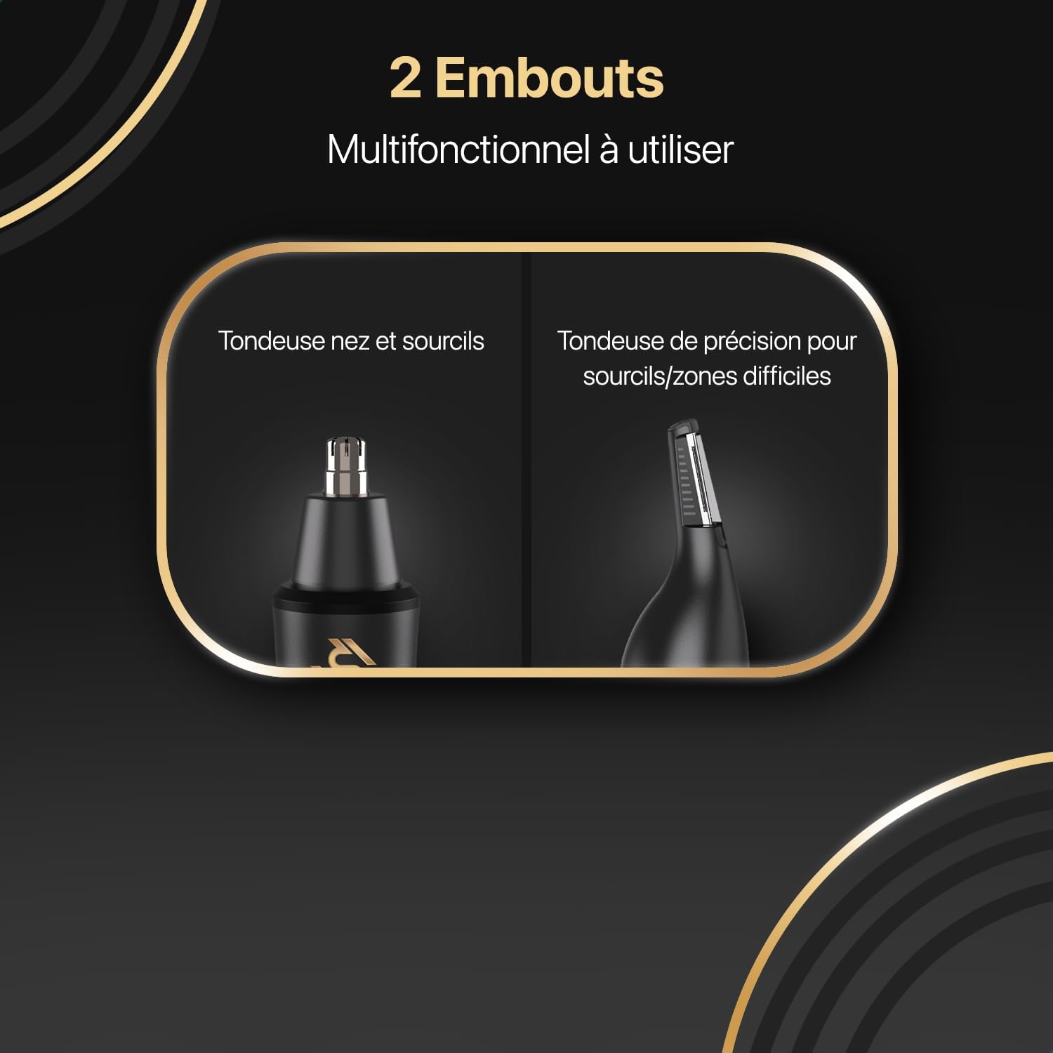 Wellshave : tondeuse à poils de nez 2 en 1 pour hommes et femmes, l’alliée incontournable pour une hygiène parfaite et un look soigné – Image 4