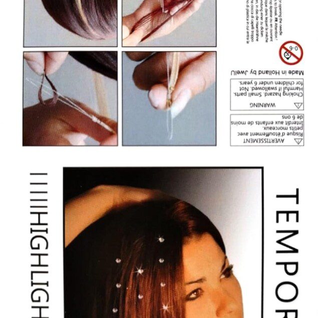 Bijoux pour cheveux : 24 cristaux en strass 100% pur cristal pour sublimer votre coiffure avec élégance Découvrez notre kit de 4 fils ornés de cristaux transparents, parfait pour les passionnées de coiffure souhaitant ajouter une touche d'éclat à leur style. Profitez d'une qualité professionnelle et d'une flexibilité totale grâce à notre système breveté qui vous permet de repositionner facilement les cristaux selon vos envies. En bonus, une planche de tatouages offerts et une offre spéciale : pour l'achat de deux kits, recevez un troisième kit gratuitement et d'autres cadeaux exclusifs !