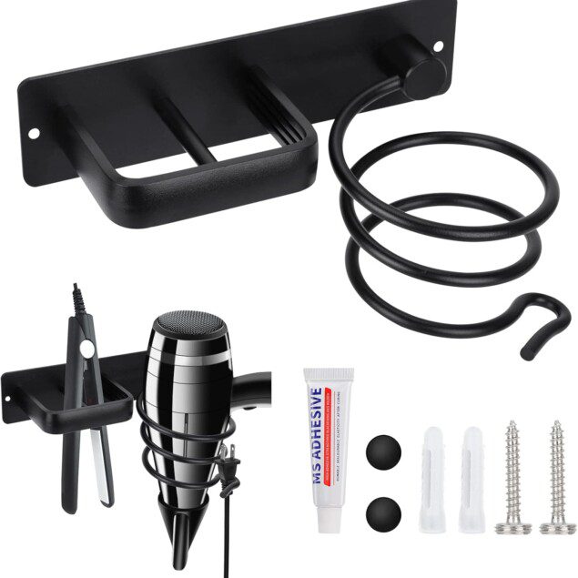 Porte sèche cheveux et support de lisseur : l'organisation parfaite pour votre salle de bain 

Découvrez notre support mural astucieux pour sèche cheveux et lisseurs, idéal pour les hôtels et les particuliers souhaitant optimiser l'espace de leur salle de bain tout en gardant leur matériel de coiffure à portée de main. Grâce à son range-câbles intégré, dites adieu au désordre et profitez d'un environnement élégant et fonctionnel.