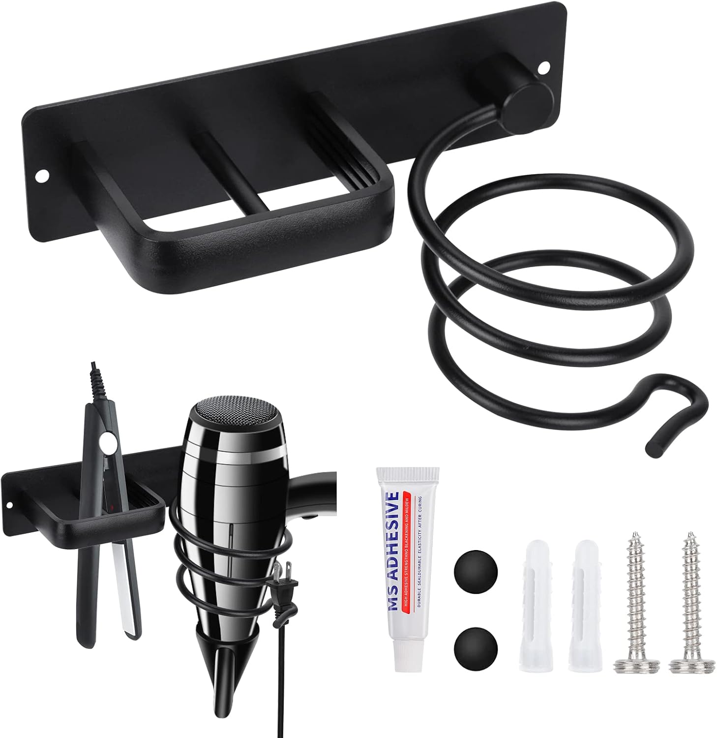 Porte sèche cheveux et support de lisseur : l’organisation parfaite pour votre salle de bain 

Découvrez notre support mural astucieux pour sèche cheveux et lisseurs, idéal pour les hôtels et les particuliers souhaitant optimiser l’espace de leur salle de bain tout en gardant leur matériel de coiffure à portée de main. Grâce à son range-câbles intégré, dites adieu au désordre et profitez d’un environnement élégant et fonctionnel.